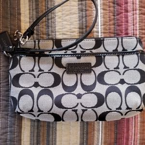 Coach wristlet purse